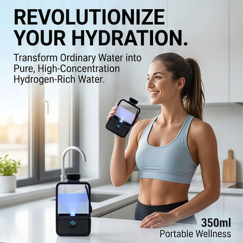 Luxlaria Hydrogen Water Bottle — lifestyle
