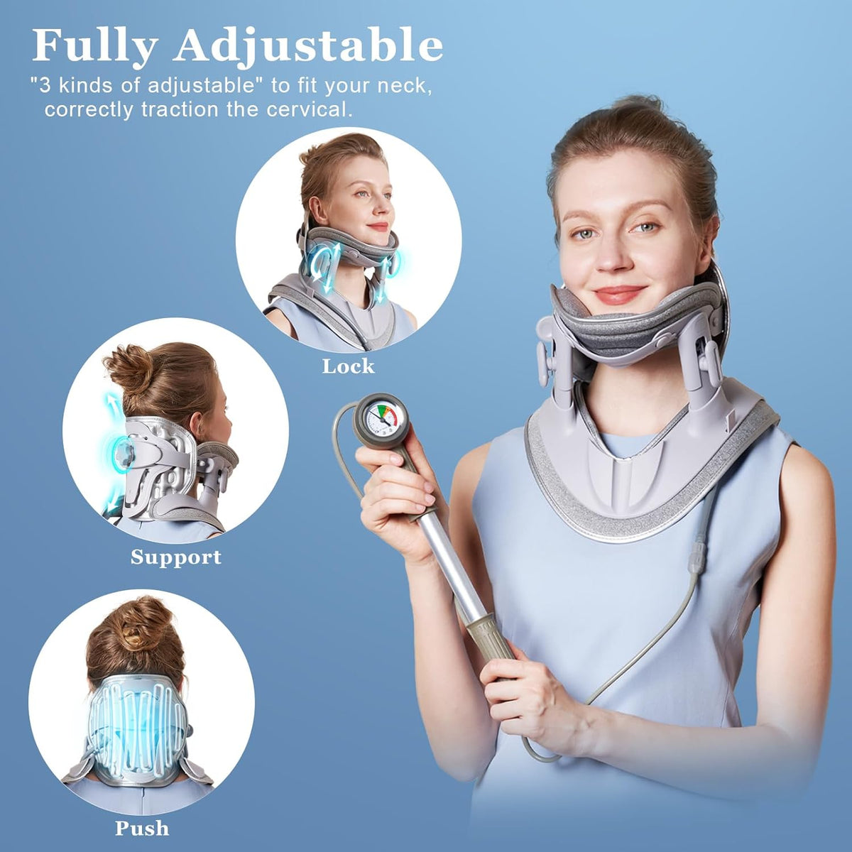 Luxlaria Cordless Neck & Shoulder Massager — detail shot