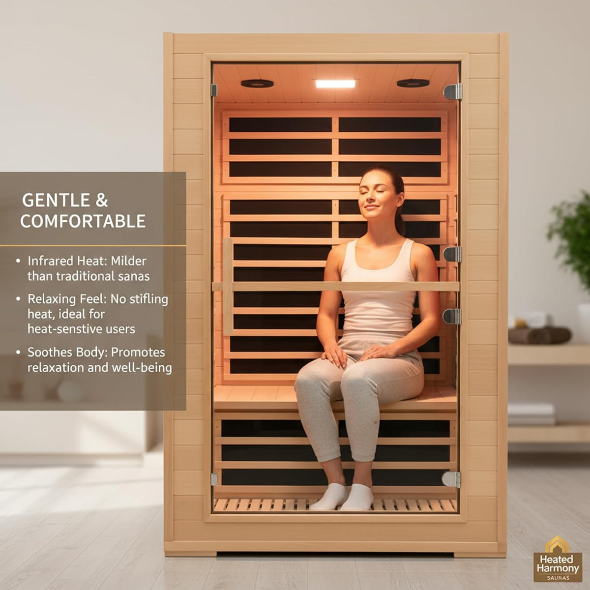 Luxlaria Infrared Sauna — detail shot