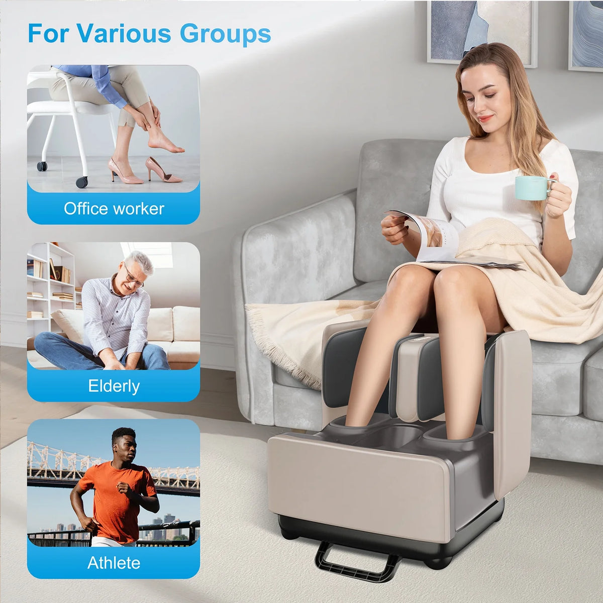 Luxlaria Shiatsu Foot & Calf Massager β detail shot