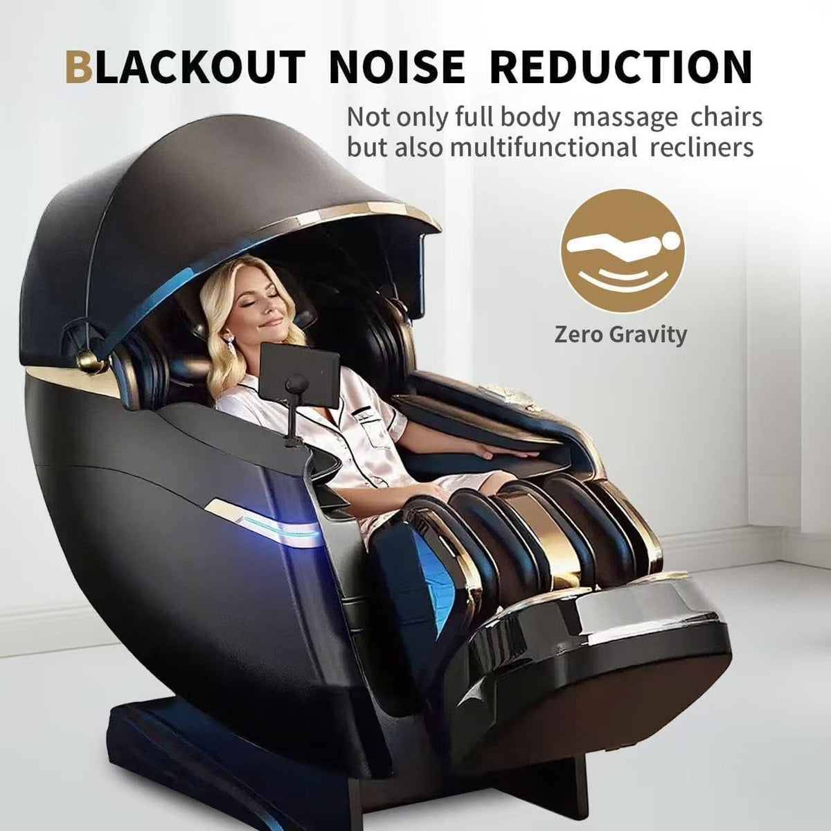 Luxlaria Zero Gravity Massage Chair — detail shot