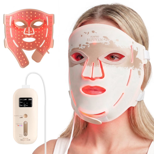 Luxlaria Red Light Therapy Mask for Face