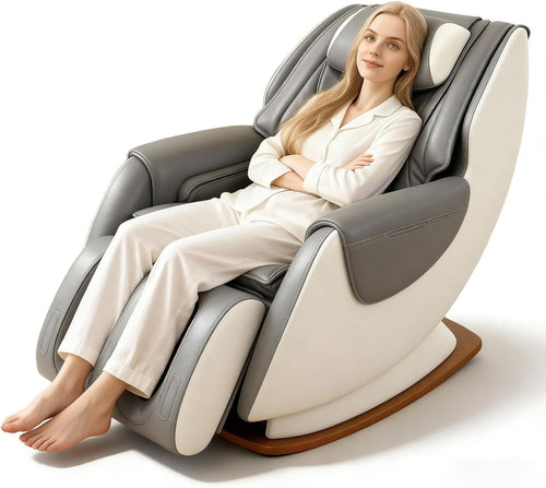 2026 Massage Chair Full Body, Rocking Massage Recliner with Heated | Full Body Massage Chair Recliner with Shiatsu Massage, Heated Foot Rolle, Automatic Programs, Remote Control