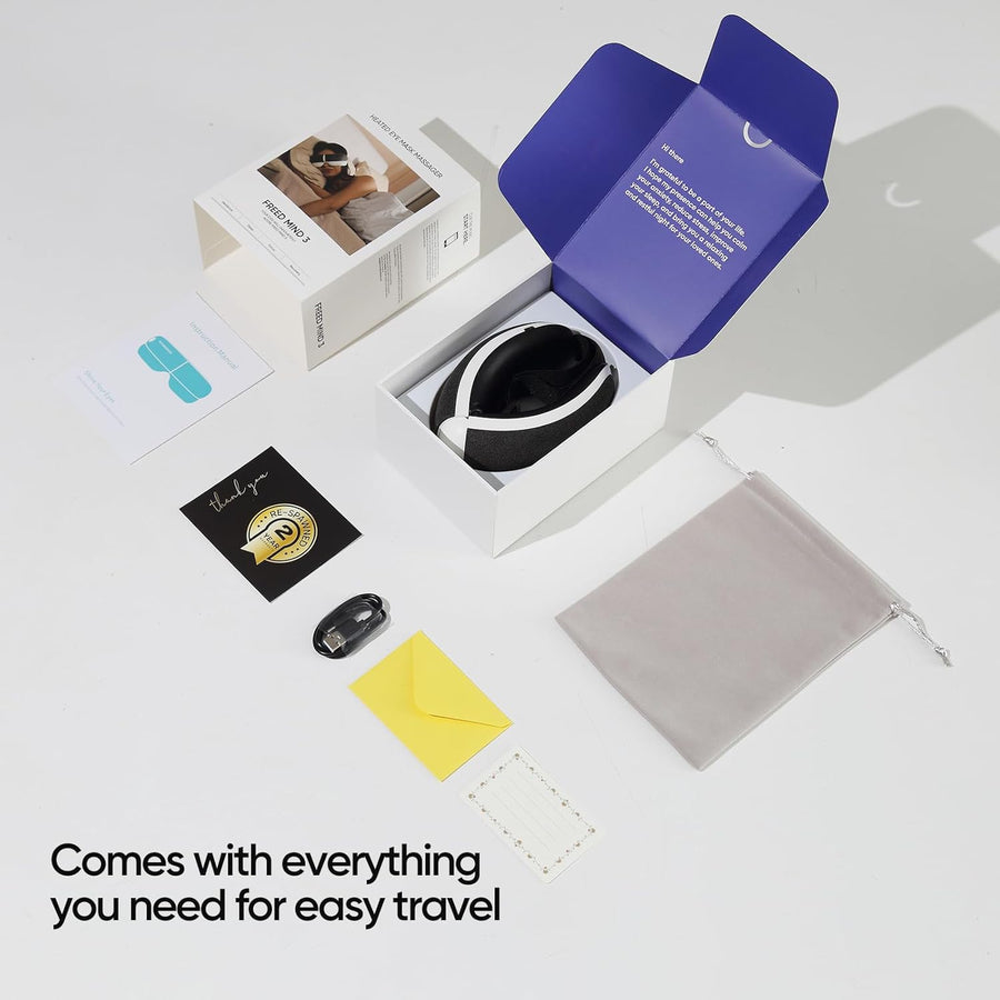 Luxlaria Heated Eye Massager | Starry Gray-Gift Set